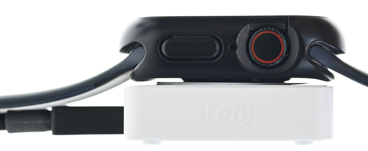 點我看大圖 安福瑞 iFory 小豆干MFi認證雙介面蘋果手錶無線充電座開箱