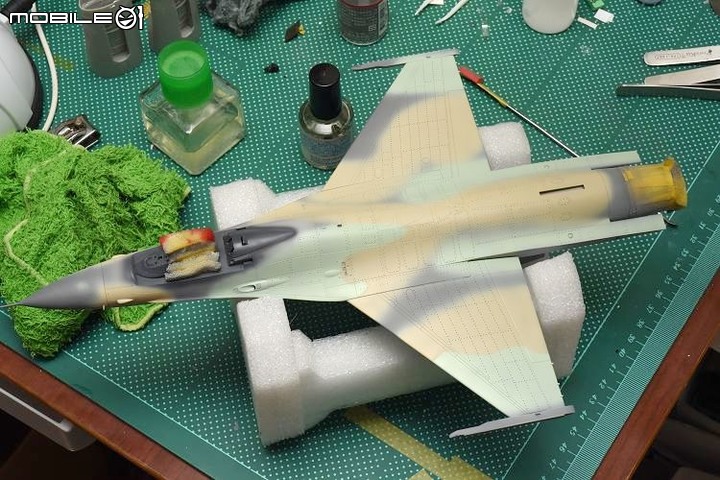 [模型製作記] 以色列希伯來之鷹 F-16A 1/48