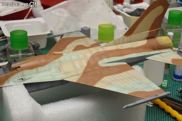 [模型製作記] 以色列希伯來之鷹 F-16A 1/48