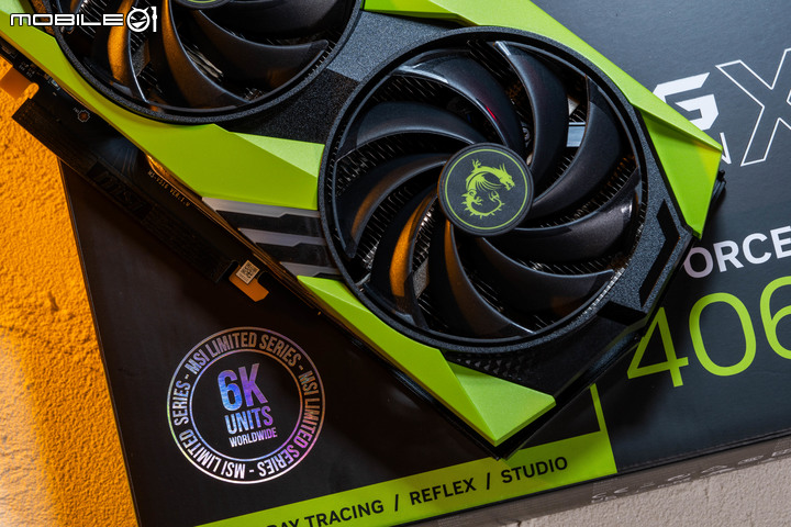 微星 GEFORCE RTX 4060 GAMING X NV EDITION 顯示卡快速開箱試用 以特殊塗裝與大型散熱設計打造不同風格