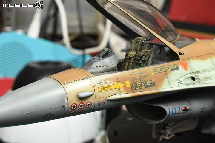 [模型製作記] 以色列希伯來之鷹 F-16A 1/48
