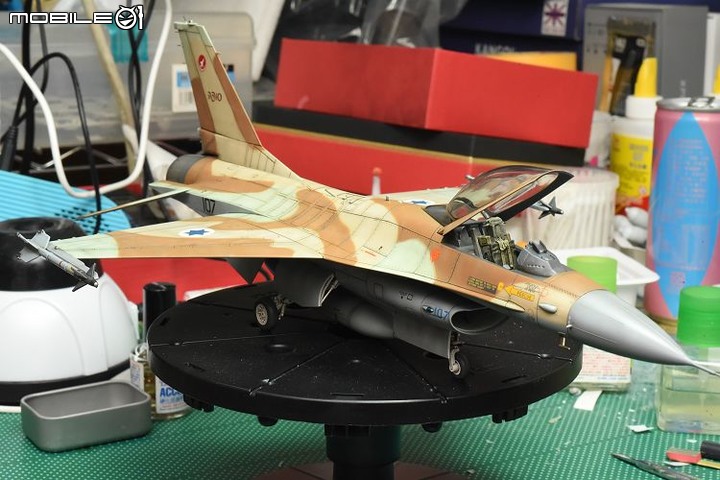 [模型製作記] 以色列希伯來之鷹 F-16A 1/48