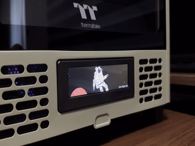 透視 The Tower 200迷你機殼 抹茶綠 +專用 LCD 面板模組