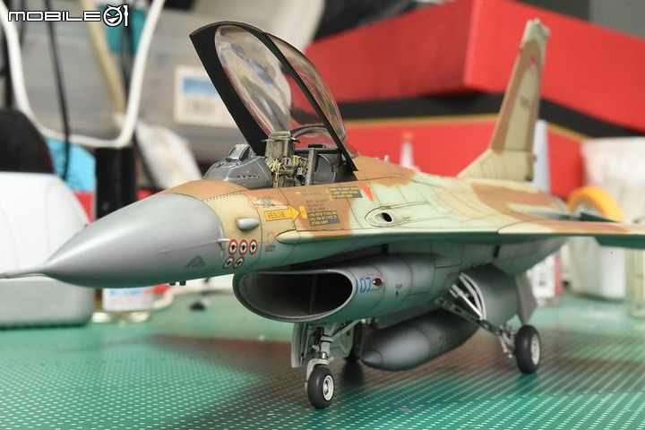 [模型製作記] 以色列希伯來之鷹 F-16A 1/48