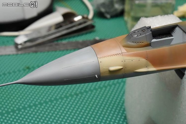 [模型製作記] 以色列希伯來之鷹 F-16A 1/48