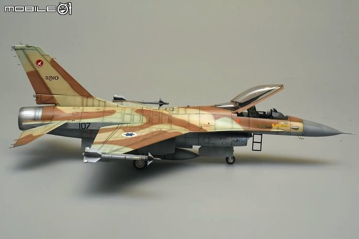 [模型製作記] 以色列希伯來之鷹 F-16A 1/48