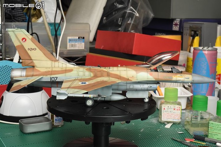 [模型製作記] 以色列希伯來之鷹 F-16A 1/48