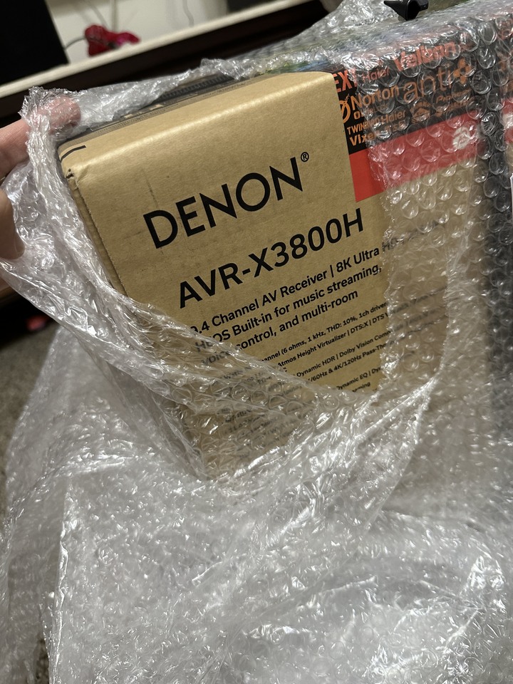 「開箱」我從東京新宿扛回來了，DENON AVR3800H