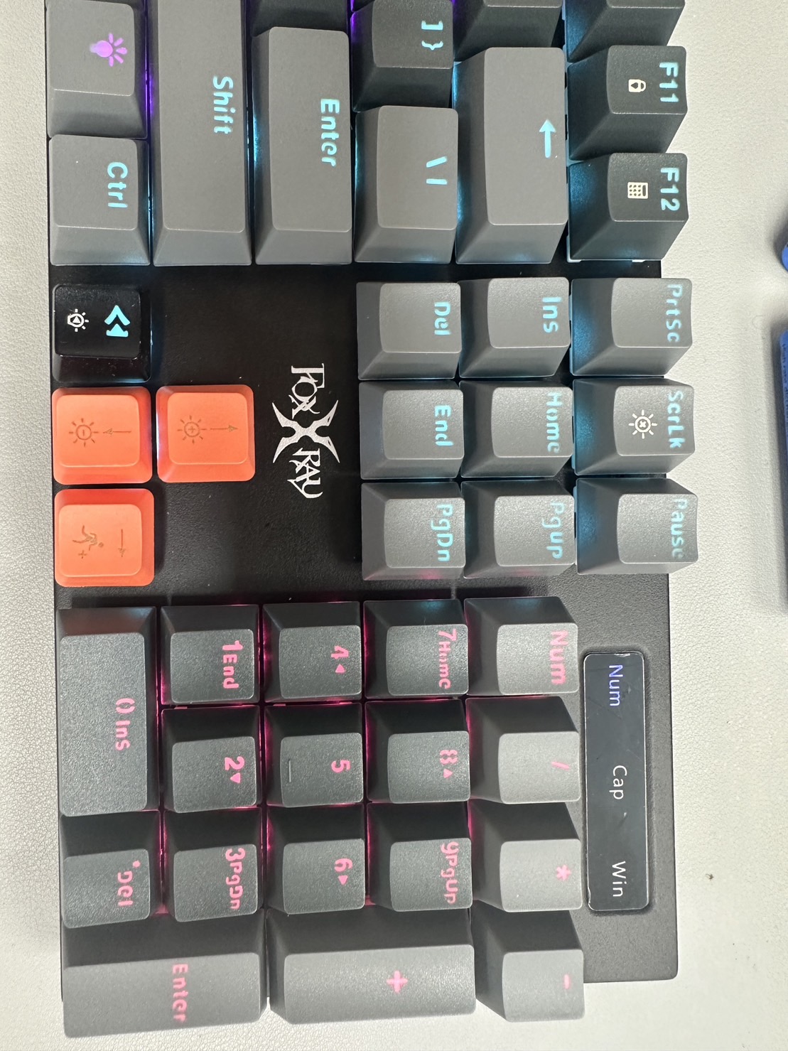 [開箱] 廣鼎 FOXXRAY 狐鐳 機械式 中文電競鍵盤(青軸) - Mobile01