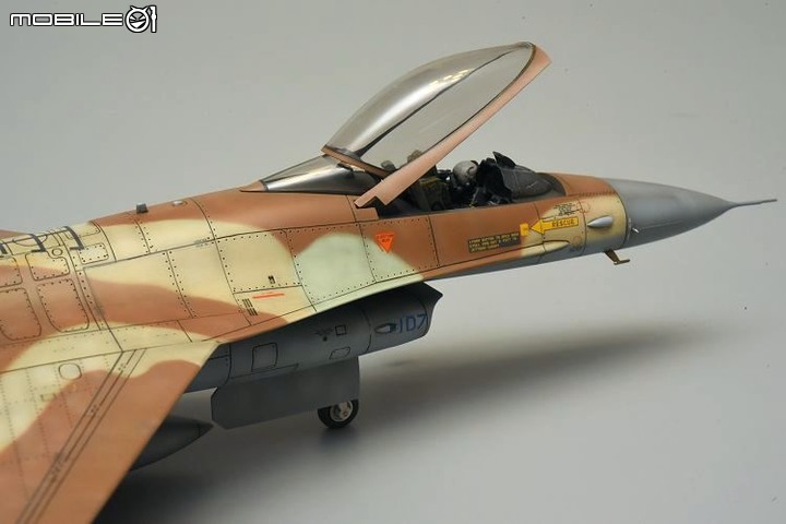 [模型製作記] 以色列希伯來之鷹 F-16A 1/48