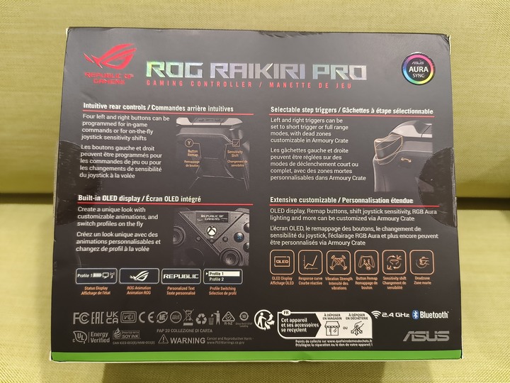 有OLED螢幕就是潮，ROG Raikiri Pro PC 控制器開箱試用