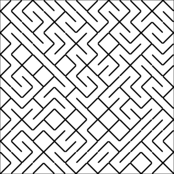 關於設計之評論隨筆—特魯謝磚紋（Truchet Tiles）