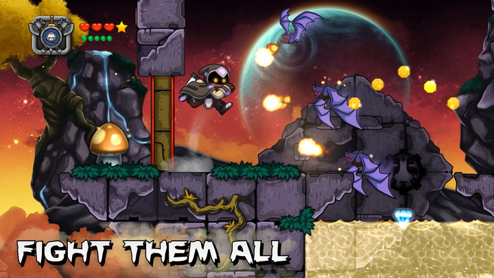 《Magic Rampage》魔法狂暴 橫向卷軸闖關 ARPG 自定義你喜歡的職業 法師 戰士 德魯伊 術士 流氓 聖騎士 小偷 | 超過1000萬的下載量 進入城堡 沼澤 森林 探索王國的命運！
