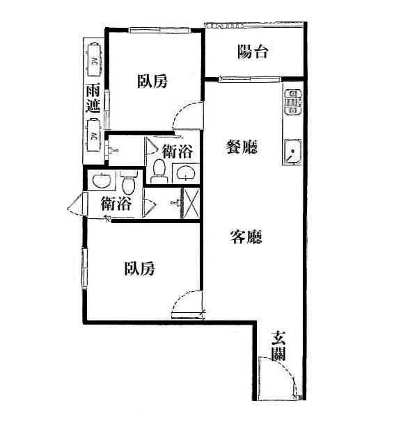 縣三安興國小【仁發富悅】雙衛浴開窗│景觀邊間美兩房