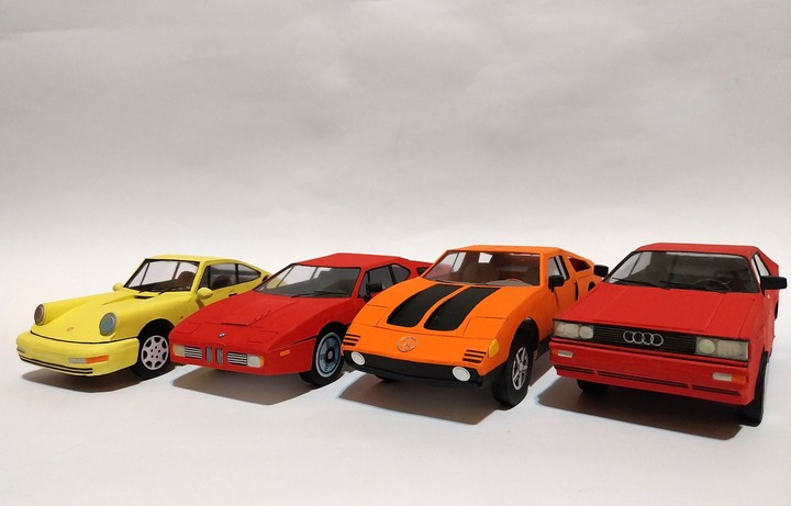 〔手作車典藏〕手作BMW M1 &奧迪Quattro 復活跑格