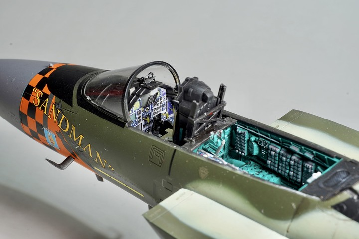 和你製作1/48 F-15C 鷹式戰機模型,我加強了細節!