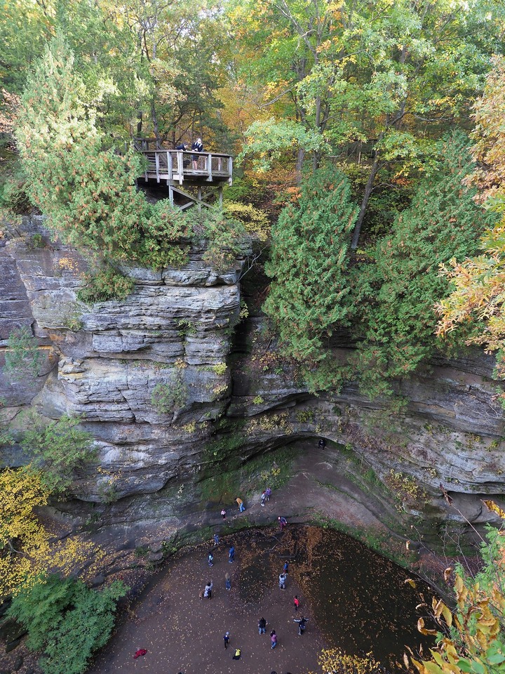 Ohio爸爸的相片書 再訪飢餓岩石州立公園Starved Rock State Park - 賞楓之旅