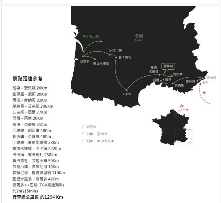 跟團112年10月3日至10月15日南法13日