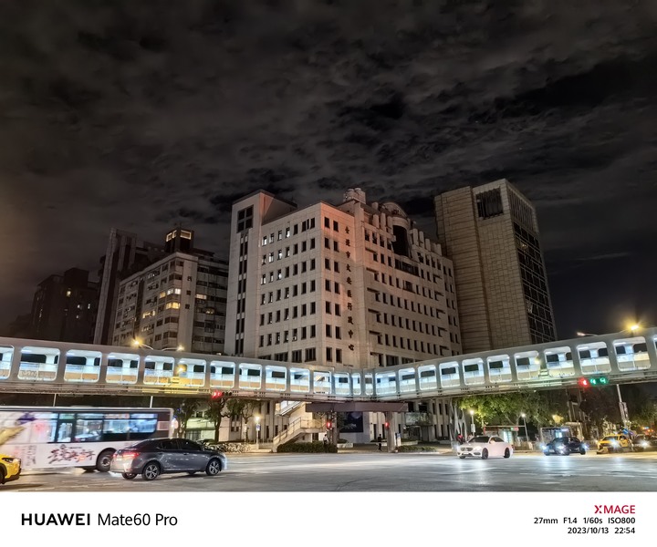 自動夜景模式大亂鬥：PK 華為 Mate60 Pro