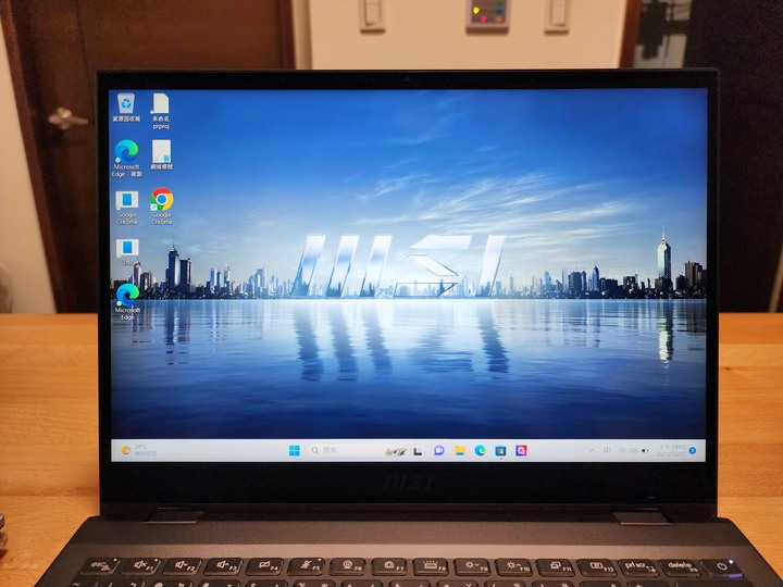 MSI 微星 Summit E13FlipEvo 開箱 對比 ASUS 華碩 zenbook 14 oled