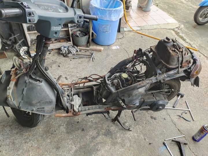 林先生委託-豪邁125-老車翻新紀錄(2023/10)