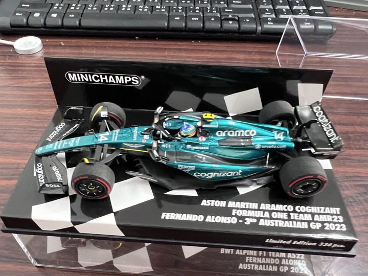 [開箱]F1 2023 1:43 AMR23 FERNANDO ALONSO