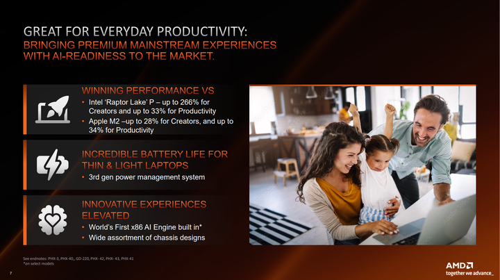 AMD Ryzen 7 7840U 處理器體驗測試 以單核高時脈搭配 AI 加速賦予輕薄筆電性能表現