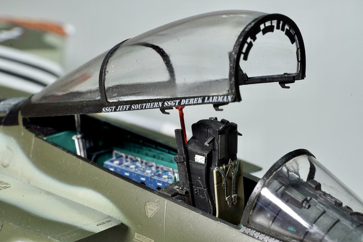 和你製作1/48 F-15C 鷹式戰機模型,我加強了細節!