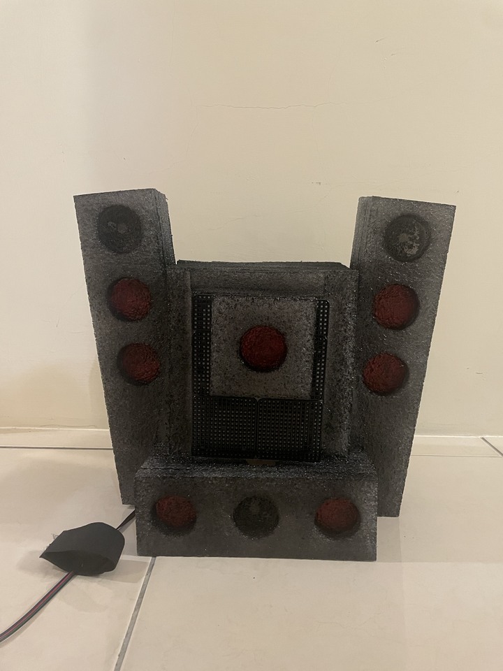 [DIY][萬聖節] 泰坦音響人x阿布