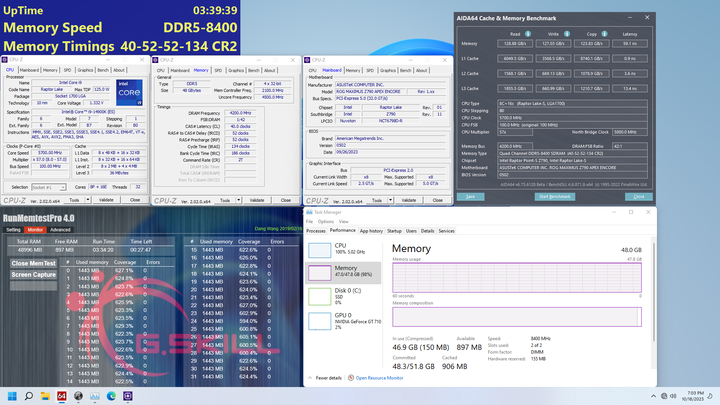 點我看大圖 G.Skill 芝奇推出 DDR5-8400 CL40 2x24GB 記憶體套組,以更高時脈提供旗艦效能表現