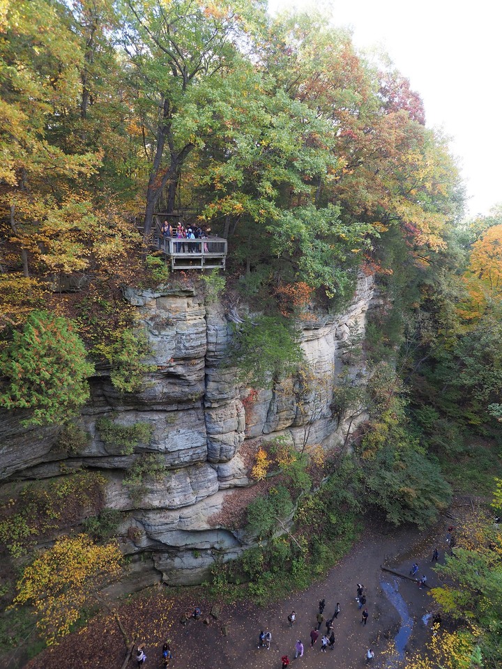 Ohio爸爸的相片書 再訪飢餓岩石州立公園Starved Rock State Park - 賞楓之旅