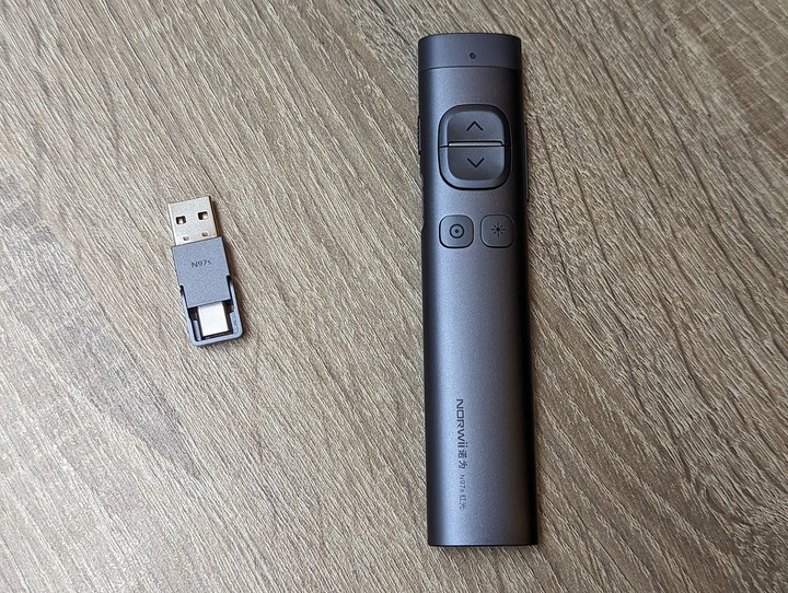 丟掉羅技,諾為N97s簡報筆擁有羅技SPOTLIGHT所有功能,支援 TYPE-C / USB-A 跟藍牙連接,還只要1/4 價格