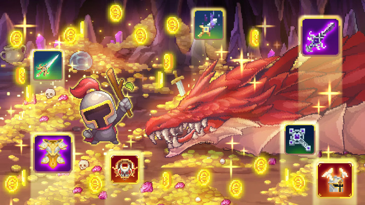 《中年勇者金豐植》Retro Hero Mr Kim : Idle RPG 放置遊戲的鼻祖 | 無業遊民金豐植變成勇士 打敗怪物 拯救地球 | 像素畫風 漫畫式幽默劇情 輕鬆放置 無限副本探險