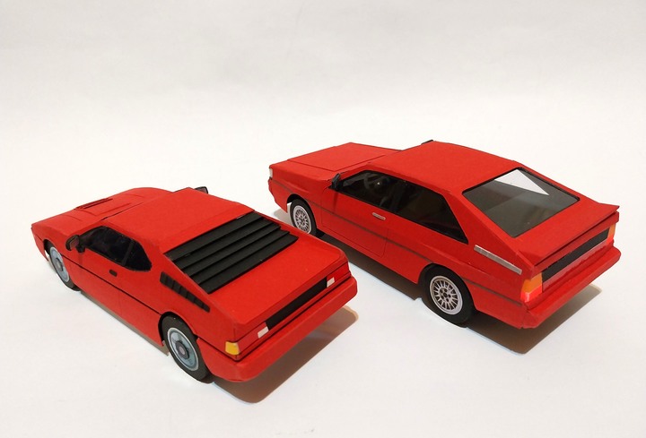 〔手作車典藏〕手作BMW M1 &奧迪Quattro 復活跑格
