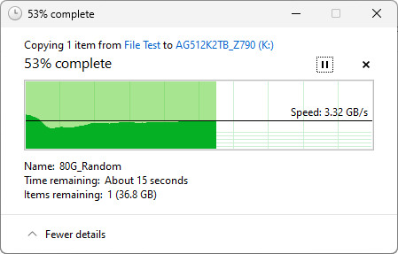 【開箱簡測】GIGABYTE AORUS Gen5 12000 PCIe 5.0x4 2TB SSD 效能簡測 (圖多)