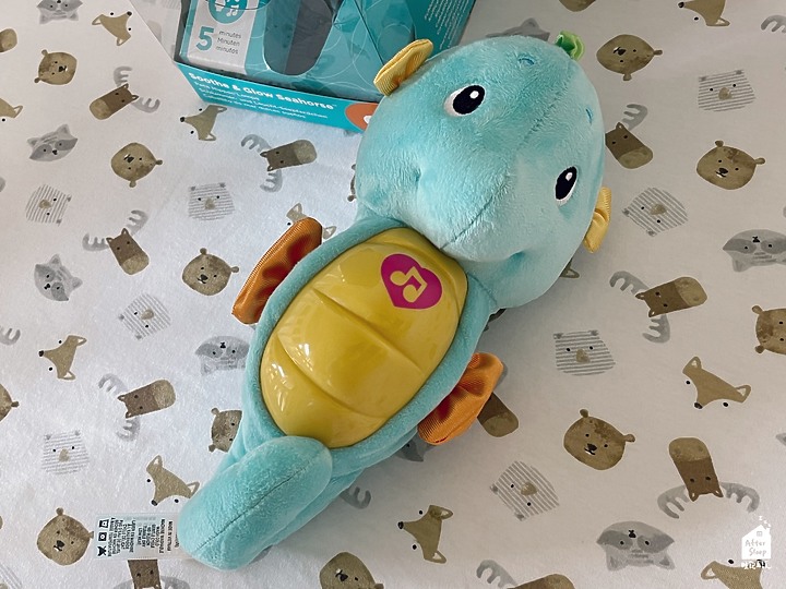 費雪FISHER-PRICE 聲光安撫海馬 & 可折疊繽紛躺椅