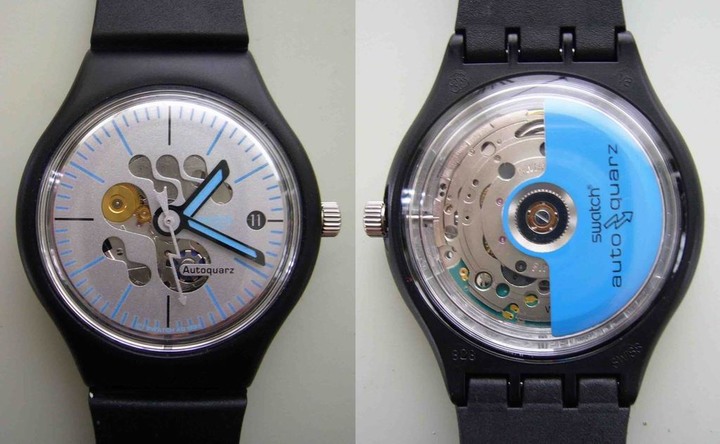 SWATCH autoquartz改裝換殼