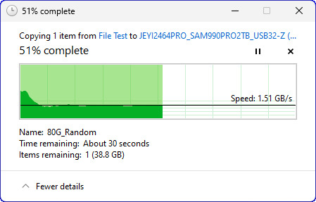 【開箱簡測】JEYI 佳翼 TB2464 PRO USB4 (ASM2464PD) M.2/NVMe SSD 外接盒效能簡測 (圖多)