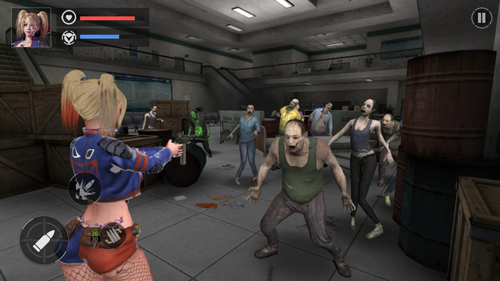 《喪屍獵人:求生》Zombie Hunter:Invasion 喪屍病毒爆發 末世題材 定點射擊玩法 | 類似生死格鬥的 3D美少女特工 身材火辣 時裝購買解鎖 培養好感度 親密交流