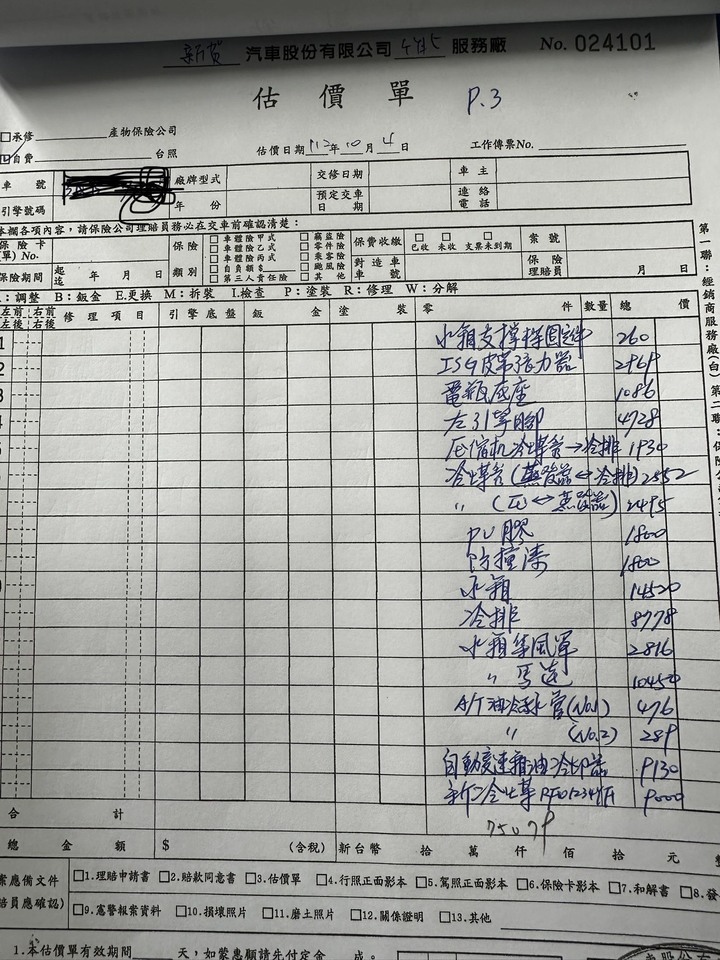想請問2022 swift 1.2hybrid 板金
