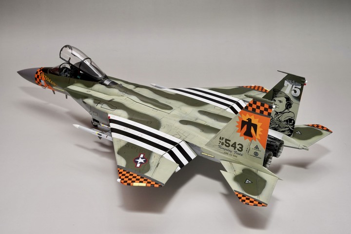 和你製作1/48 F-15C 鷹式戰機模型,我加強了細節!