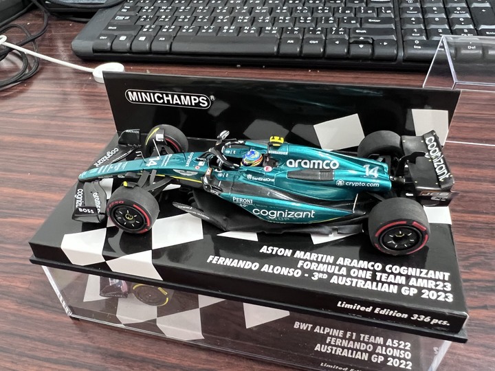[開箱]F1 2023 1:43 AMR23 FERNANDO ALONSO