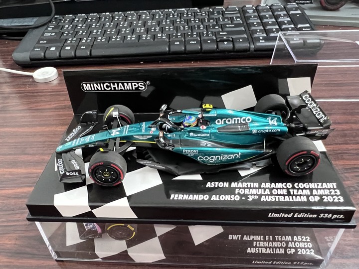 [開箱]F1 2023 1:43 AMR23 FERNANDO ALONSO