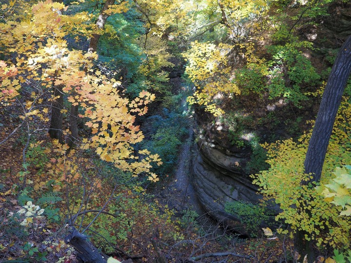 Ohio爸爸的相片書 再訪飢餓岩石州立公園Starved Rock State Park - 賞楓之旅