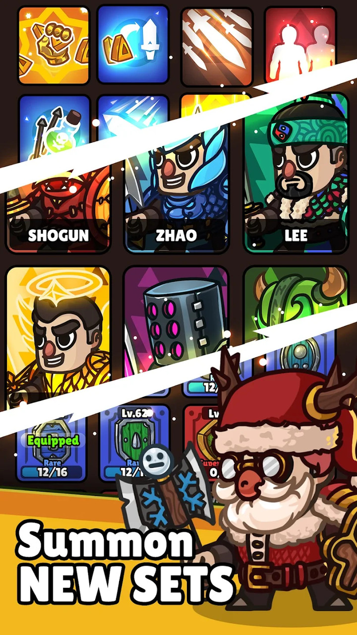 《閒置RPG冒險英雄》Idle RPG Adventure Hero 相當硬核的放置型 RPG 無主線任務 功能需要慢慢開啟 | 抽取裝備、技能、寵物 只能慢慢推進關卡 獲取資源