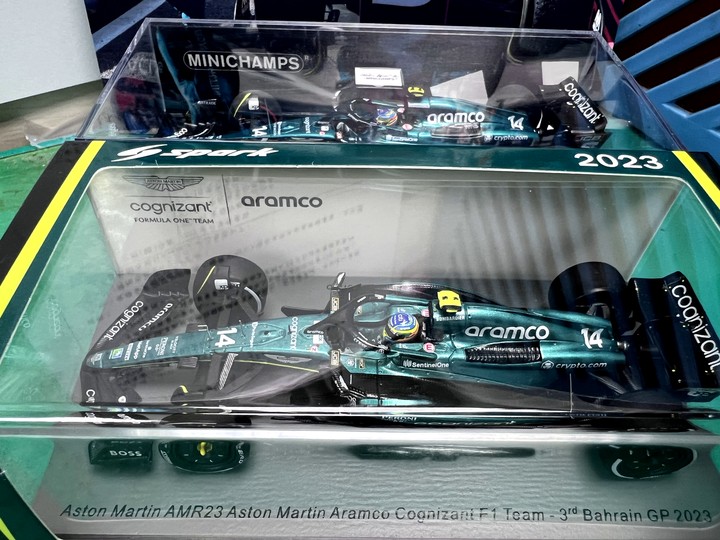 [開箱]F1 2023 SPARK 1:43 AMR23 FERNANDO ALONSO