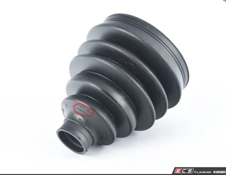 Golf R 傳動軸防塵套備料