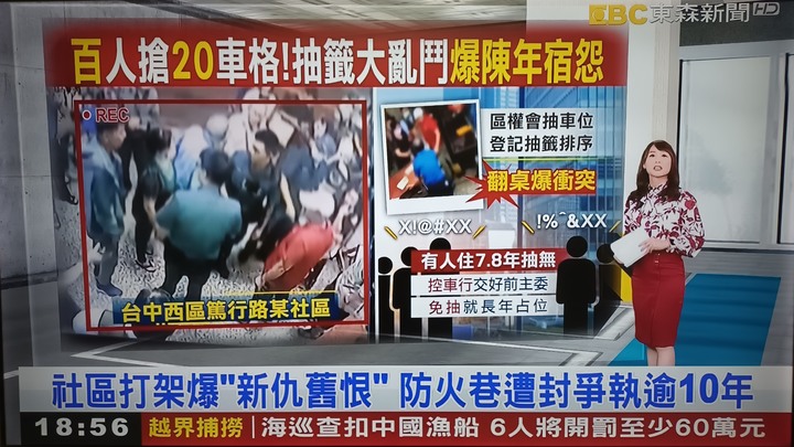 〔爭先恐後〕為了這個東西，打成一團