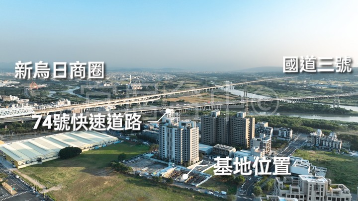 點我看大圖 🌟 烏日【櫻花 詠綻】步行到高鐵 烏日娛樂城 單純戶數增值宅 空拍分享