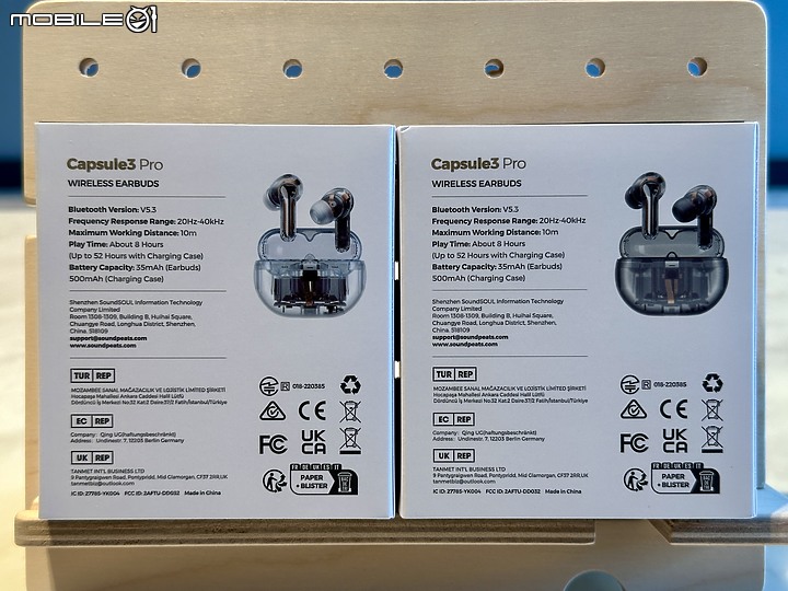 [開箱] SOUNDPEATS Capsule3 Pro 質感升級透視版登場!